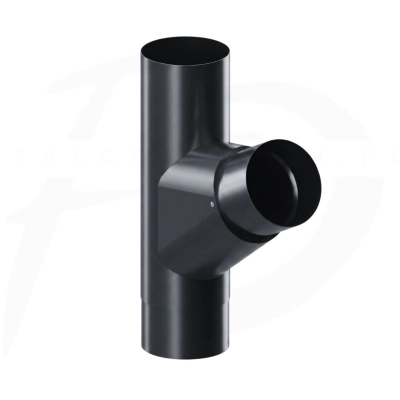 Trójnik rury spustowej stalowy ⌀ 90 firmy KROP kolor czarny